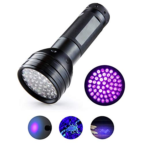 Product Cover CFIKTE UV LED Flashlight Black Light UV Lights 51 LED Ultraviolet Blacklight Flashlights Pets Urine and Stains Detector on Clothes Carpet Rugs