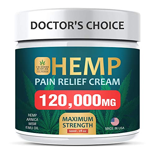 Product Cover Pain Relief Cream - Maximum Strength, 120,000 MG - Fast Relief from Pain, Ache, Arthritis & Inflammation - Made & 3rd Party Lab Tested in The USA