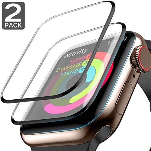 Product Cover [2 Pack] Screen Protector for Apple Watch Series 3/2/1 38mm Max Coverage 3D Anti Bubble HD Clear Film