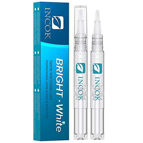 Product Cover Teeth Whitening Pen 2 Packs - Effective Tooth Whitener No Sensitivity Gel Painless Natural Mint Flavor Easy to Use Portable Oral Care Product for Women Men Beautiful Smile