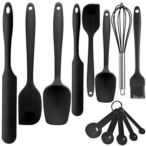 Product Cover Silicone Spatula,8 Piece Rubber Spatulas Silicone Heat Resistant,Non-scratch Silicone Spatulas,Non Stick and Good Grips Kitchen Spatula for Cooking,Baking and Mixing,Dishwasher Safe Bakeware