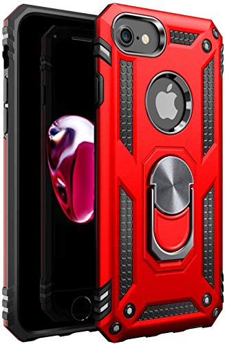 Product Cover iPhone 6 Case | iPhone 6S Case [ Military Grade ] 15ft. Drop Tested Protective Case | Kickstand | Compatible with Apple iPhone 6 / iPhone6S - RED
