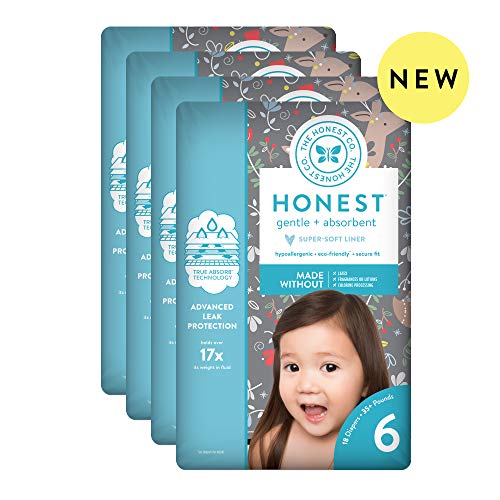 Product Cover The Honest Company | Baby Diapers with Trueabsorb Technology | My Deer | Size 6 | 72Count