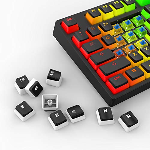 Product Cover DIERYA x KEMOVE PBT Double Shot Pudding Keycaps, 104 Keys Mechanical Keycaps Set - OEM Profile - Compatible with 60% TKL Full-Size Stand US Layout Mechanical Gaming Keyboard