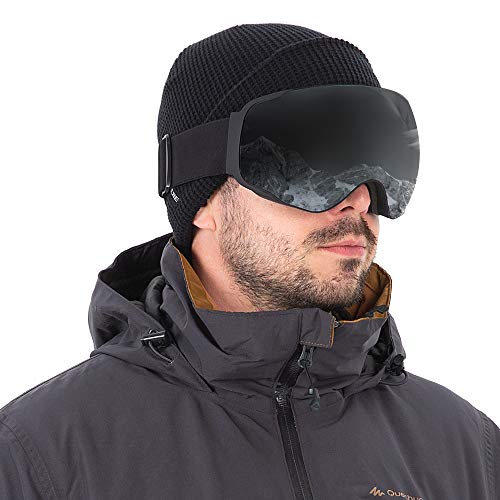 Product Cover UTOBEST Anti Fog Ski Goggles for Men Women Cozy Windproof OTG Snowboard Goggles with 100% UV Protection Unisex Snow Shield Goggle Spherical Dual Lens Anti-Glare Design for Skiing Skating Outdoor Sport