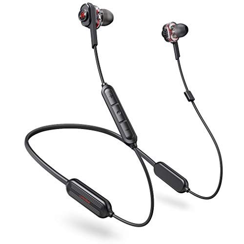 Product Cover Linklike Quad Drivers HiFi Stereo Wireless Headphones w/Mic, 24H Playtime, Bluetooth 5.0 Sport Earphones, IPX7 Waterproof, Ergonomic in-Ear, Noise Isolating Earbuds, Lightweight for Running, Workout