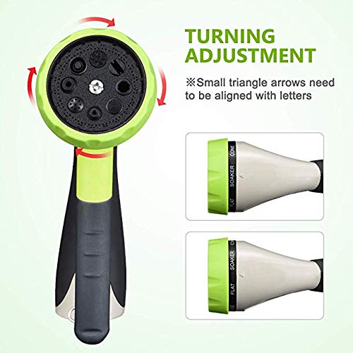 Product Cover Homit Hose Nozzle Hose Sprayer Green for garden playing and washing cars