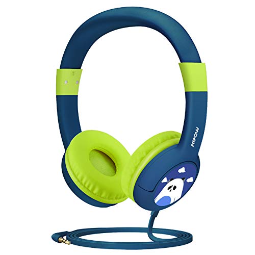Product Cover Mpow CH1 Kids Headphones w/85dB Volume Limited Hearing Protection & Music Sharing Function, Kids Friendly Safe Food Grade Material, Tangle-Free Cord, Wired On-Ear Headphones for Children/Toddler/Baby
