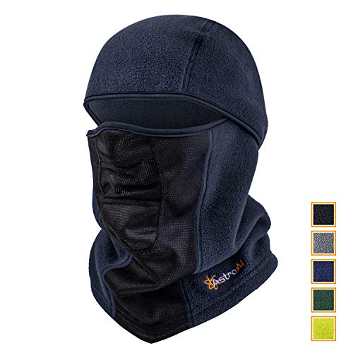 Product Cover AstroAI Ski Mask Winter Balaclava Windproof Breathable Face Mask for Cold Weather (Superfine Polar Fleece, Navy Blue)