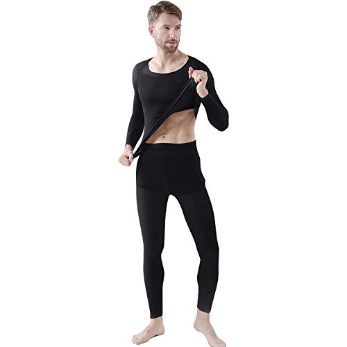 Product Cover Thermal Underwear for Men/Women Thermals Sleepwear Base Layer Set Black ...