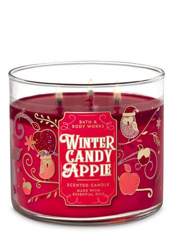 Product Cover Bath & Body Works 3-Wick Scented Candle in WINTER CANDY APPLE Candle