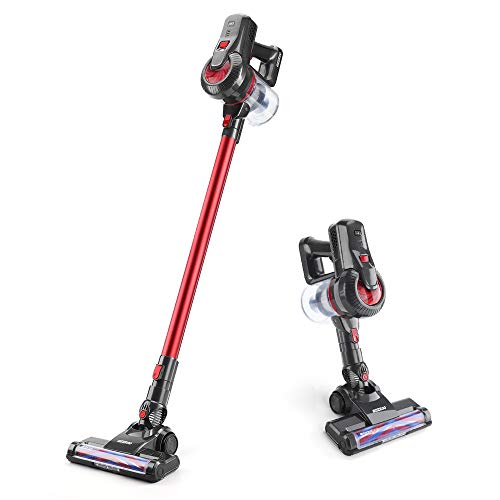 Product Cover Cordless Vacuum Cleaner, 2 in 1 Stick Vacuum with Strong Suction Long Battery Life LED Headlights, Lightweight Handheld Vacuum