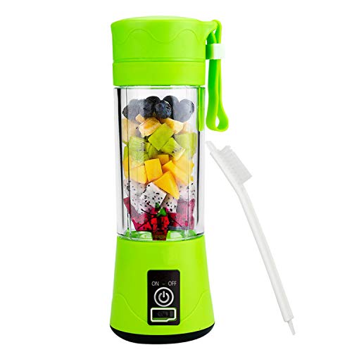 Product Cover Portable Blender Mixer Juicer Machines-Six SUS304 Blade, 13oz Handheld Mini Extractor, 2000mAh USB Rechargeable Battery, Detachable Cup, Perfect for Home Travel Use (FDA, BPA Free)