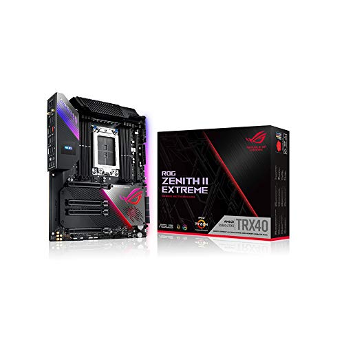 Product Cover ASUS ROG Zenith II Extreme TRX40 Gaming AMD 3rd Gen Ryzen Threadripper sTRX4 EATX Motherboard with 16 Power Stages, PCIe 4.0, WiFi 6 (802.11ax), USB 3.2 Gen2 and Aura Sync RGB