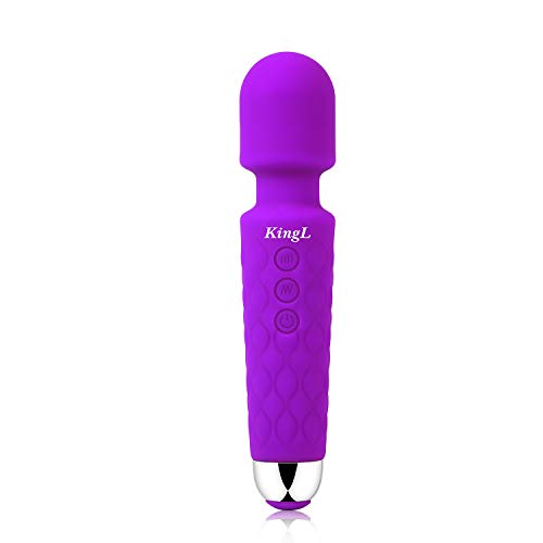 Product Cover KingL Personal Massager Powerful Vibration, Waterproof, Handheld, Cordless Whisper Quiet for Neck Shoulder Back Body Massager, Sports Recovery & Muscle Aches ...
