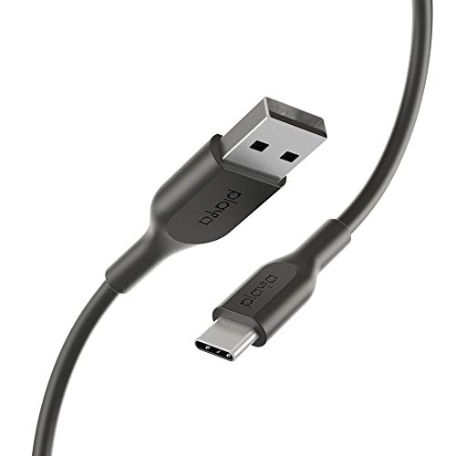 Product Cover USB-C Cable by Playa (USB to USB-C Cable, USB Type-C Cable for Note10, S10, Pixel 3, iPad Pro, Nintendo Switch and More) (Black, 3 ft.)