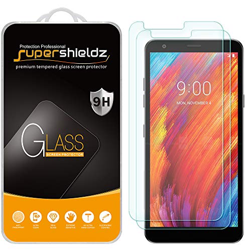 Product Cover (2 Pack) Supershieldz for LG Tribute Royal Tempered Glass Screen Protector, Anti Scratch, Bubble Free