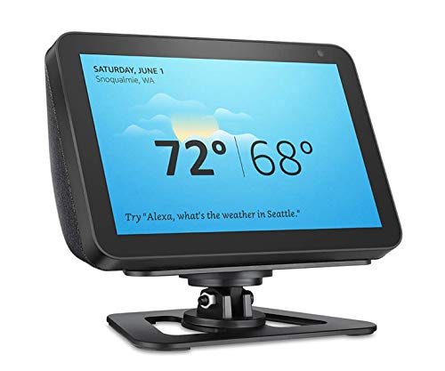 Product Cover AutoSonic Stand for Echo Show 8 and 5, Adjustable Stand Mount Accessories for Amazon Alexa, Full Aluminum with Magnetic Attachment, 360 Degree Swivel, Tilt Function, Anti-Slip Base, 2019 Release