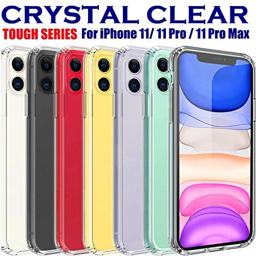 Product Cover JERNI iPhone 11 Crystal Clear Case | Shock Absorption for Corners | Shockproof,Transparent | Anti-Scratch Bumper Cover Protective Case with Soft TPU Cushion Apple 11 6.1 Inch 2019 (iPhone 11)