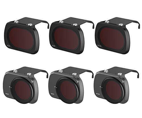 Product Cover Lens Filters for DJI Mavic Mini Camera Lens Set, Multi Coated Filters Pack Accessories (6 Pack) ND4, ND8, ND16, ND4/CPL, ND8/CPL, ND16/CPL