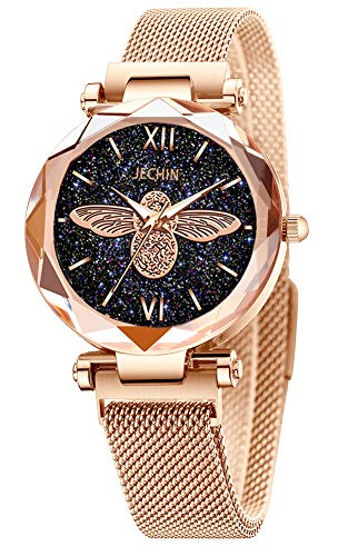Product Cover Jechin Women's Starry Sky Watch Woman Magnetic Buckle Bracelet Watches