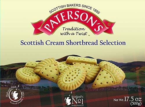 Product Cover Paterson's Rich Scottish Cream Assortment 17.5 oz, Scottish Shortbread, Shortbread Cookies From Scotland, Scottish Shortbread Cookies, Butter Cookies, Christmas Tea Cookies, Scotch Biscuit (Pack of 1)