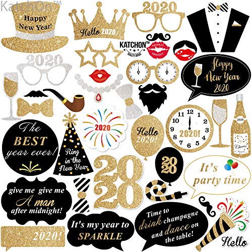 Product Cover Happy New Year Hanging Swirls - Pack of 36 | New Years Eve Party Supplies 2020 | New Year Party Decorations 2020 | Great for New Years Party Decoration 2020 | Hollywood Oscar NYE Decorations 2020