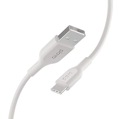 Product Cover USB-C Cable by Playa (USB to USB-C Cable, USB Type-C Cable for Note10, S10, Pixel 3, iPad Pro, Nintendo Switch and More) (White, 3 ft.)