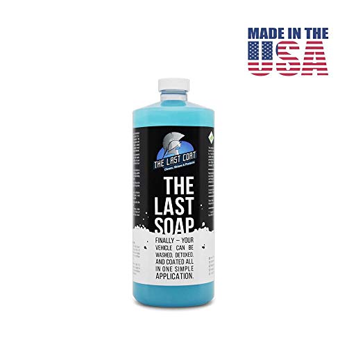 Product Cover The Last Soap - Wash, Detox and Seal All in One! Best Cleaner&Foam Wash For Your Car!Top Sealer, Wax and Cleaner You Need!The Last Coat Super Shine Fluid. Polish It With Cleaning and Ceramic SiO2 Soap