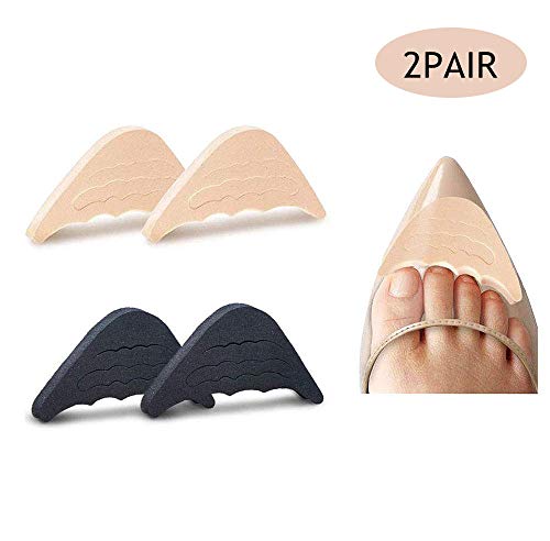 Product Cover Shoe Filler Toe Inserts for Shoes Too Big Unisex Shoe Inserts to Make Big Shoes Fit Improve Shoes Slightly Too Big (Black+Nade)