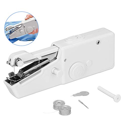Product Cover Handheld Sewing Machine Portable Mini Electric Stitching Machine Quick Handy Stitch for Home or Travel