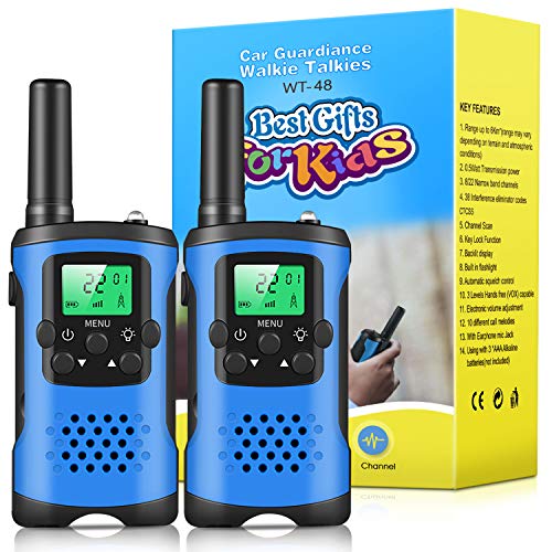 Product Cover Walkie Talkies for Kids, 22 Channel 2 Way Radio 3 Mile Long Range Kids Toys & Handheld Kids Walkie Talkies, Best Gifts & Top Toys for Boy & Girls Age 3 4 5 6 7 8 9 for Outdoor Adventure Game, Boys Toy