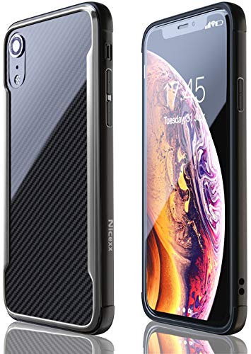 Product Cover iPhone XR Case | Shockproof | 12ft. Drop Tested | Carbon Fiber Case | Wireless Charging | Lightweight | Scratch Resistant | Compatible with Apple iPhone XR - Black