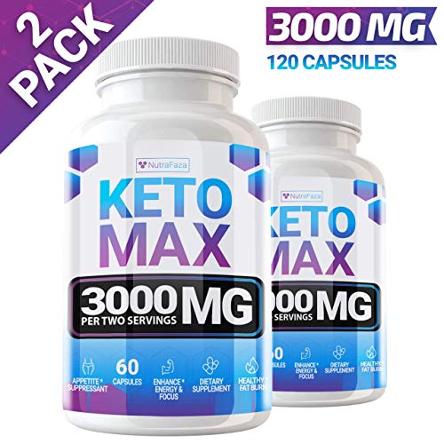 Product Cover Keto Pills - (2 Pack | 120 Capsules) - 5X Potent - Advanced Keto Burn Diet Pills - Best Exogenous Ketones BHB Supplement for Women and Men - Boost Energy and Metabolism - with Garcinia Cambogia