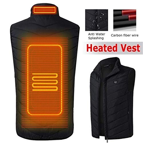 Product Cover Yameeni Men Women Electric Heated Vest USB Charging Heating Cotton Vest Thermal Winter Warm Clothing Heated Jacket