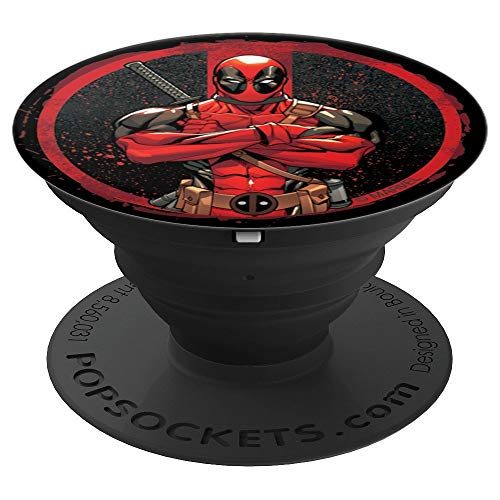 Product Cover Marvel Deadpool Wade Wilson Icon PopSockets Grip and Stand for Phones and Tablets
