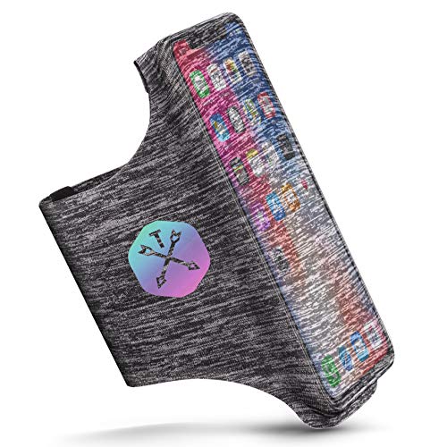 Product Cover TRIBE Running Phone Armband Holder for iPhone, Galaxy, Workout Arm Band, Women, Men. Ultra Light Sleeve, Luxurious Comfort. Fits All 4-7 Inch Screen Phones Plus Case. Side Pocket for Essentials!