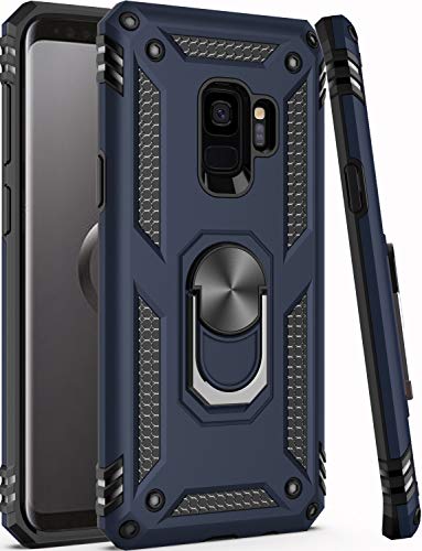 Product Cover Galaxy S9 Case,ZADORN 15ft Drop Tested,Military Grade Heavy Duty Armor Protective Cover with Hard PC and Soft Silicone Kickstand Phone Case for Samsung Galaxy S9 (Small Size 5.8