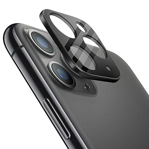 Product Cover Tuopuna [4 Packs] Camera Lens Screen Protector for iPhone 11 Pro Max, Tempered Glass Film for Apple Lens Screen for iPhone 11 Pro - Black