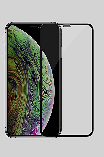 Product Cover GLYNO INFOTELTM Edge to Edge Matte Finish Tempered Glass Screen Protector for iPhone 11 / iPhone XR- (Matte Black)