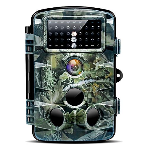 Product Cover Nycetek Trail Game Camera, Hunting Cameras with 120° Wide Angle Night Vision 0.2s Trigger Time 1080P 16MP Trail Camera with Low Glow and IP66 Waterproof 2.4