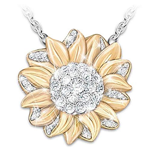 Product Cover Kouye Women Necklaces Fashion Silver Gold Animal Flower Casual Necklace, Christmas Jewellery Gift for Her