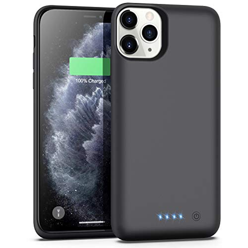 Product Cover Battery Case for iPhone 11 Pro Max, 7800mAh Extended Portable Battery Pack Rechargeable Charging Case Smart Battery Case for iPhone 11 Pro Max External Battery Cover 6.5 inch Charging Case - Black