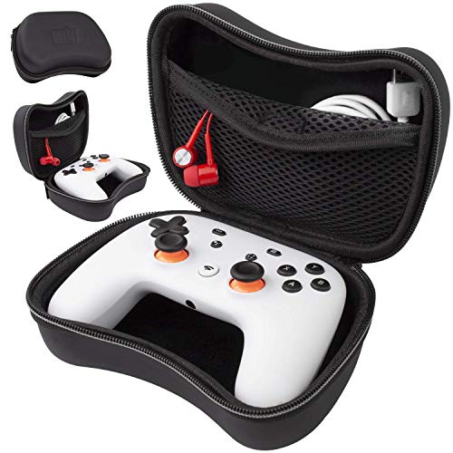 Product Cover Orzly Case for Google Stadia Controller - Protective Case with Internal Storage Pocket for Charging Cable