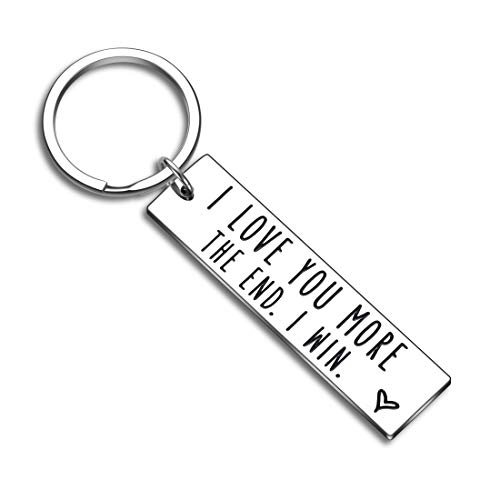 Product Cover Wife Husband Couple Keychain Gifts for Anniversary Birthday I Love You Key Ring Wedding Gifts from Wifey Hubby Valentine Day Christmas for Girlfriend Boyfriend Key Chain Pendant Jewelry for Him Her