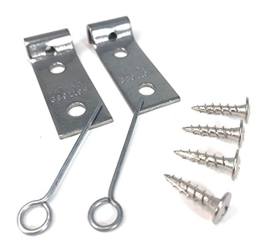 Product Cover E.H.C Sofa Zig Zag Spring Repair Kit (2 Brackets) Includes All Hardware