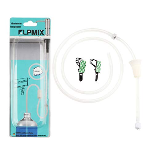Product Cover FLPMIX Soap Dispenser Tube Kit for Kitchen Sink - Anti-Leak Antifreeze Silicone Extension Tube (47