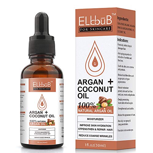 Product Cover Organic Argan Oil For Face, Hair, Skin & Body Treatment - 100% Cold Pressed