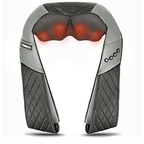 Product Cover TINGLU Shiatsu Neck Shoulder Back Massager with Heat, Deep Tissue Kneading Massage Pillow Relieve Muscle Pain - Relaxation Gifts for Men/Women