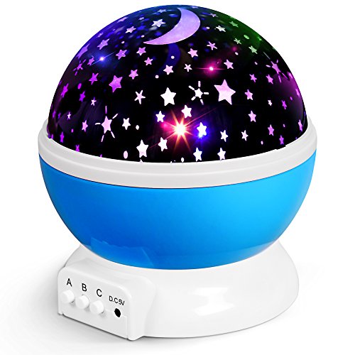Product Cover AnanBros Room Decor Kids Night Light with Lamp Mode and Projection Mode, Rotating Star Projector with 9 Color Options, Sensory Toys for Autism, Baby Star Light for Christmas, Birthday and Party